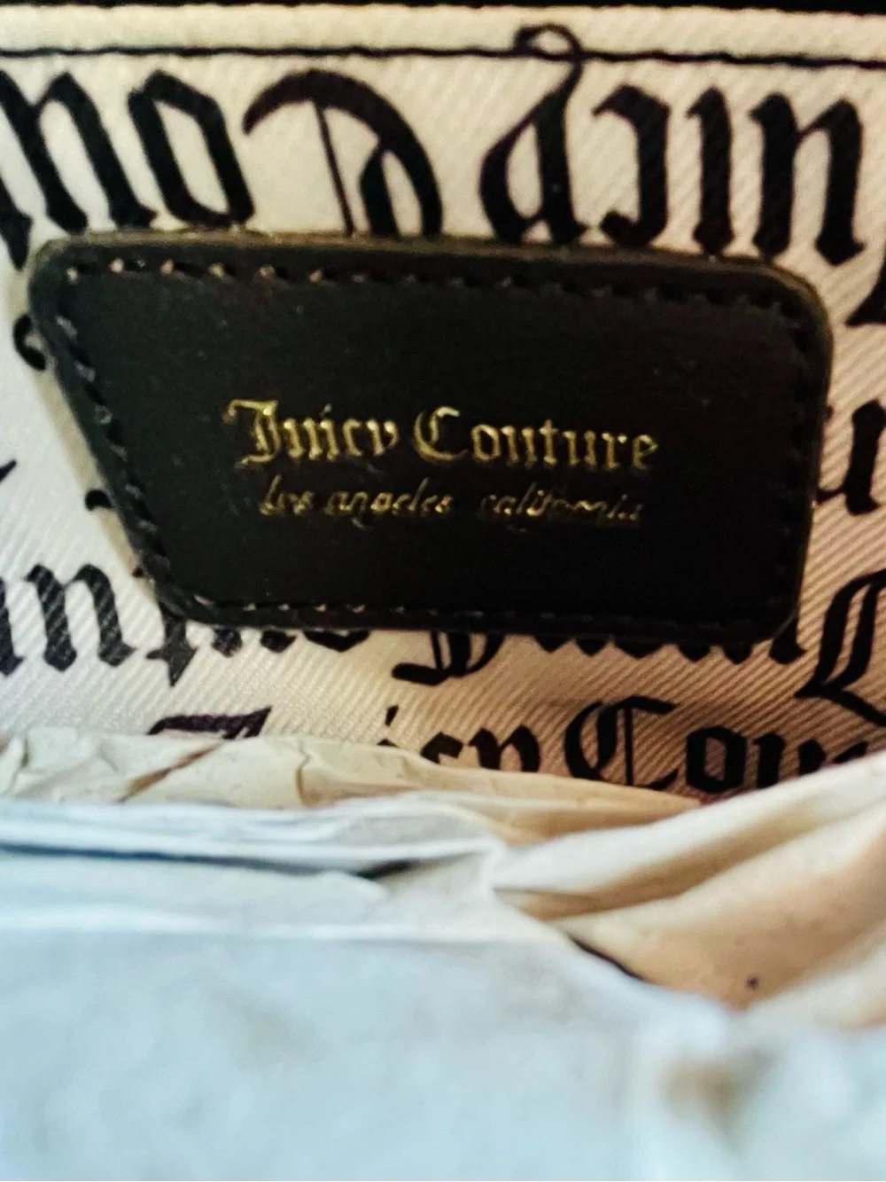Y2K Inspired Juicy Couture Velour Satchel Purse – Pink & Black